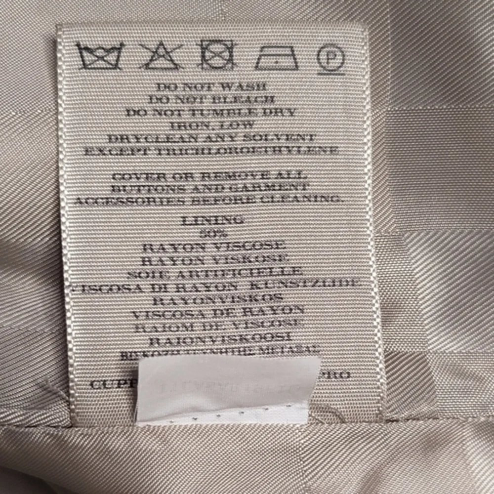 Burberry tan trench coat 100% camel hair princess cut button down half 2 - Picture 5 of 7